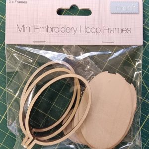 Miniature Embroidery Hoops set of 3
