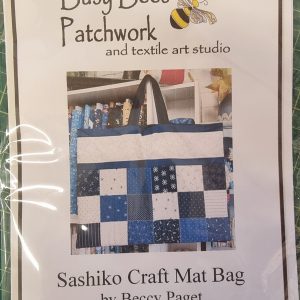 Sashiko Craft Mat Bag designed by Beccy Paget