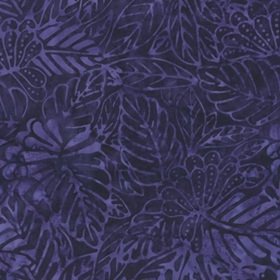 Decorative purple floral pattern background with leaves and petals